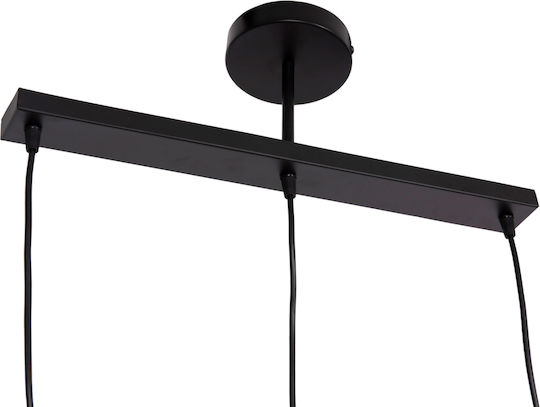 HomeMarkt Bell Pendant Light Black Bell with Socket E27 21x21cm