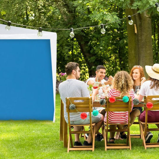 Set 2 Seitenwände Pavillon Relaxdays ca. 2 x 3 m Blau