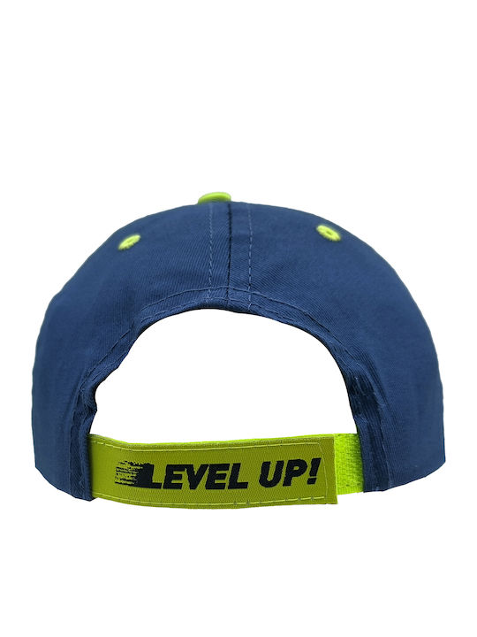 Gift-Me Kids' Hat Jockey Fabric Blue