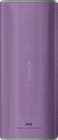 Nokia 105 (2024) Dual SIM Mobile with Buttons (English Menu) Purple