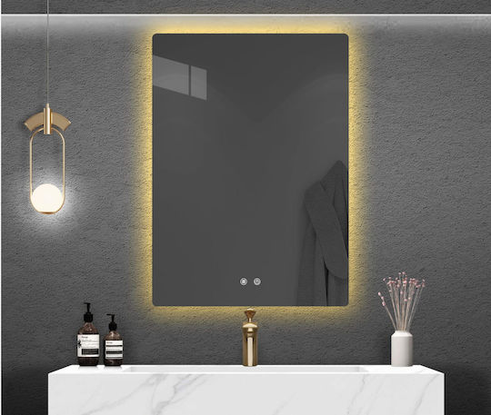 Martin Home Ορθογώνιος Καθρέπτης Μπάνιου Led 60x80cm