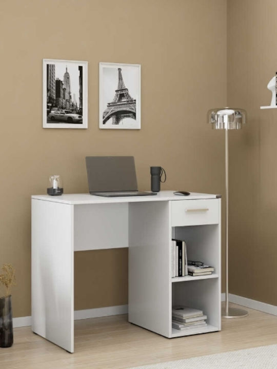 Birou Concept Din Lemn Alb 90x75x52cm