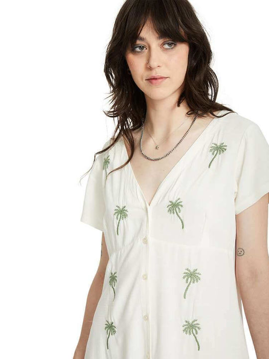 Crunk Punk Rochie Mini Bone