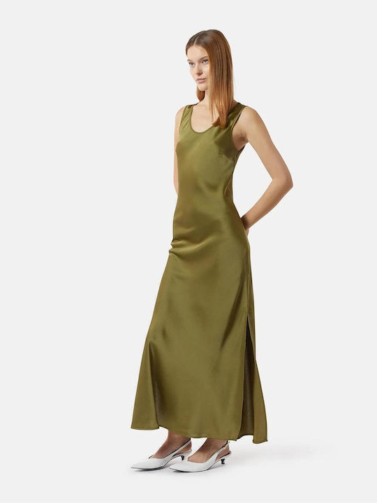 Rochii De Vară Pentru Femei Maxi Rochie Satin Verde