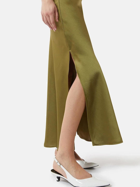 Rochii De Vară Pentru Femei Maxi Rochie Satin Verde