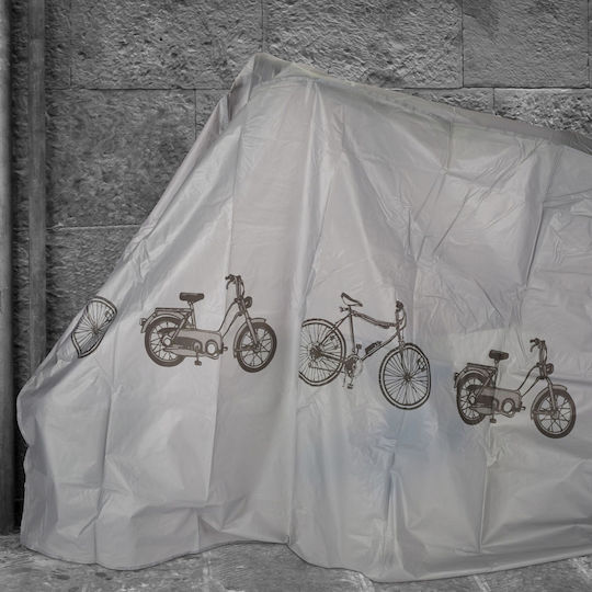 Husă pentru bicicletă/scooter Relaxdays impermeabilă 200 x 115 cm gri 65g/m²