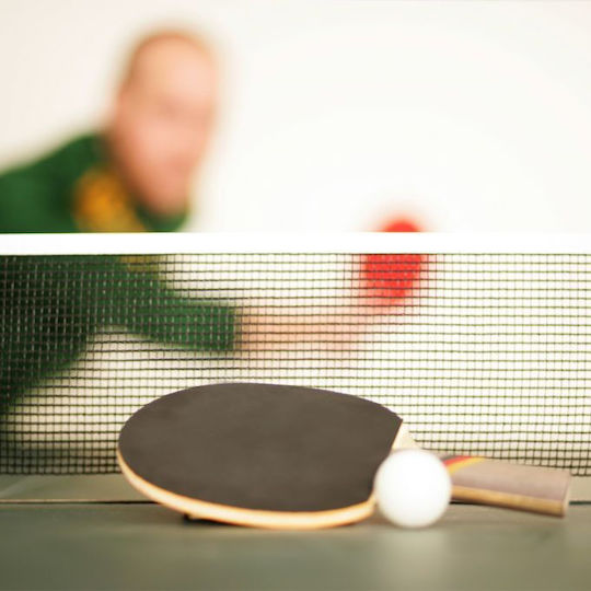 Relaxdays Fileu pentru Ping Pong în culoarea Verde 10020145