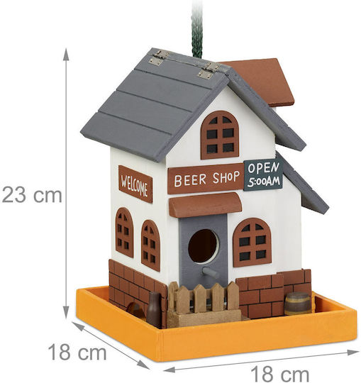 Decorative Birdhouse 23 x 18 x 18 Cm