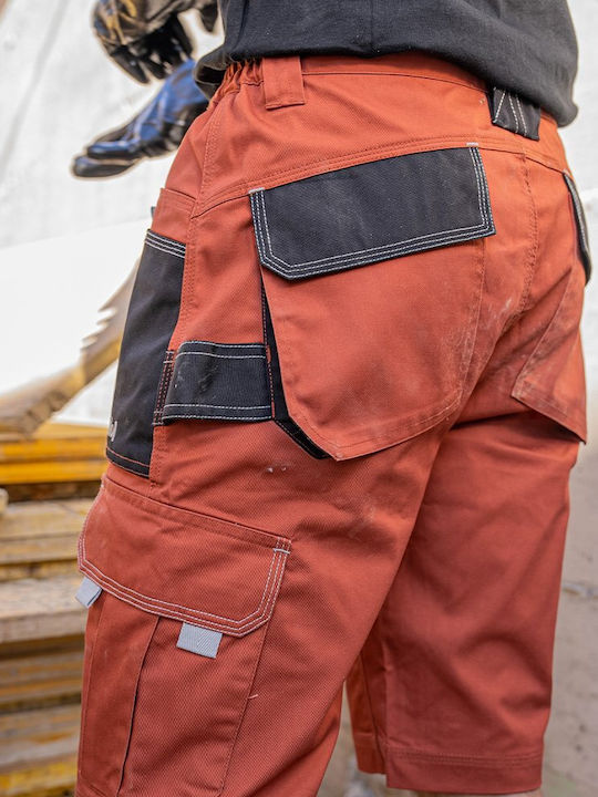 Kapriol Slick Arbeitsshorts Rot