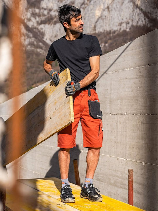 Kapriol Slick Arbeitsshorts Rot