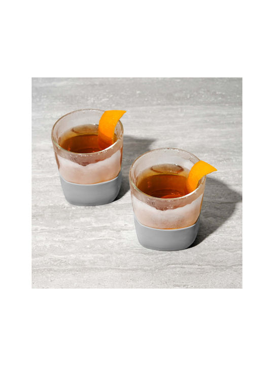 Design Is This Set Gläser Whiskey / Cocktail/Trinken aus Glas in Gray Farbe 266.4ml 2Stück