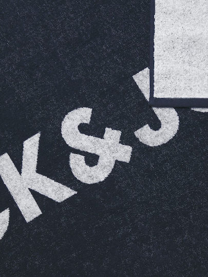 Jack & Jones Πετσέτα Θαλάσσης Βαμβακερή Μπλε