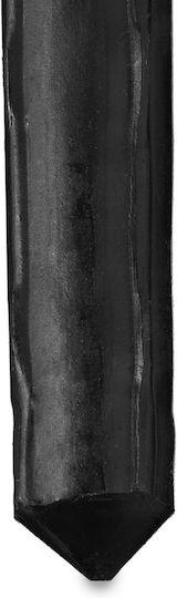 Set 2 Gartenblumenstützen Obelisk Maße 85 x 25 cm Schwarz Relaxdays