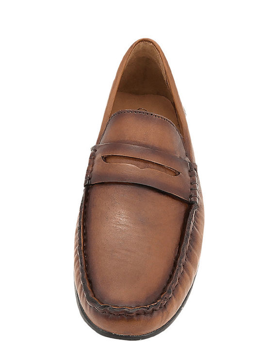 Men's Leather Loafers Tabac Brown