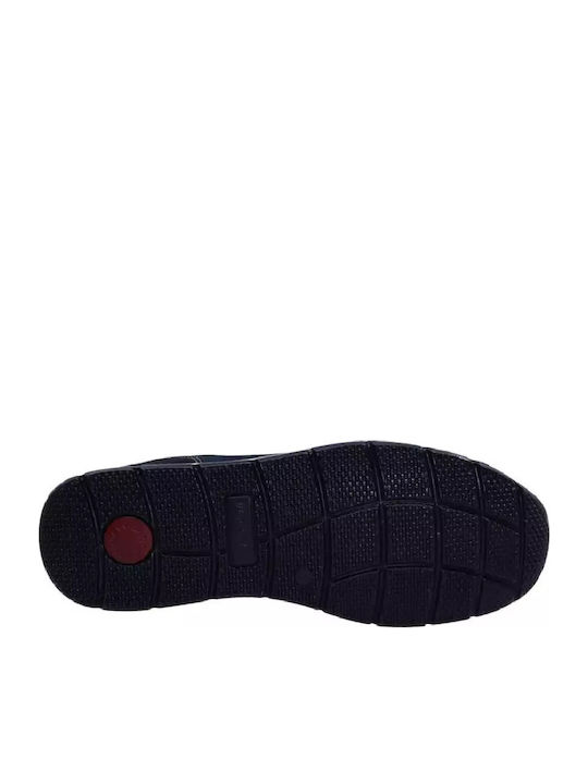 Δερμάτινα Ανδρικά Loafers σε Μπλε Χρώμα