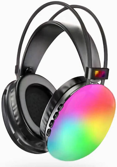 Pg580 Wireless Bluetooth On Ear Headphones with 5 Hours Playing Time Black