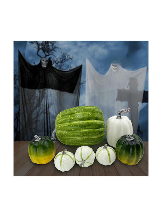 Artificial Decorative Foam Pumpkins Autumn Halloween Table Decorations 7pcs