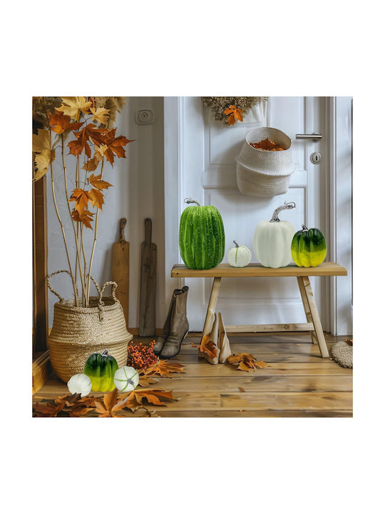 Artificial Decorative Foam Pumpkins Autumn Halloween Table Decorations 7pcs