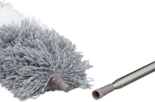 Staubwischmopp 4 austauschbare Köpfe ausziehbare Stange Polyester Edelstahl