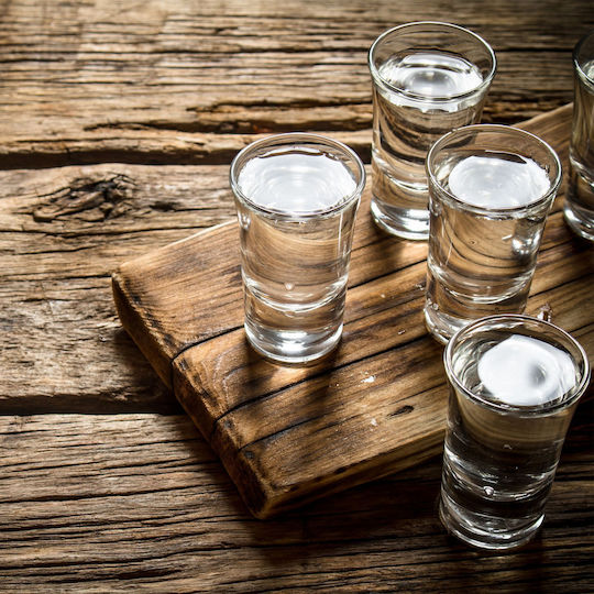 Relaxdays Pahare de shot din Sticlă 40ml 12buc