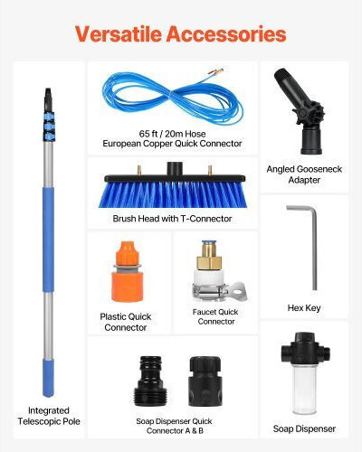 Vevor Solar Panel Cleaning Kit Extendable Handle 3.6m Tyndcbqjtjozckpw0v0