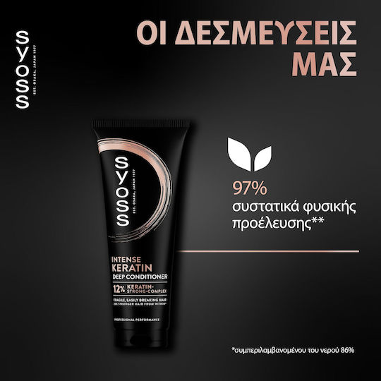 Syoss Keratin Intensive Балсам за Всички типове Коса 250мл