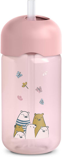 Suavinex Baby Cup made of Silicone Pink 340ml for 18m+m+