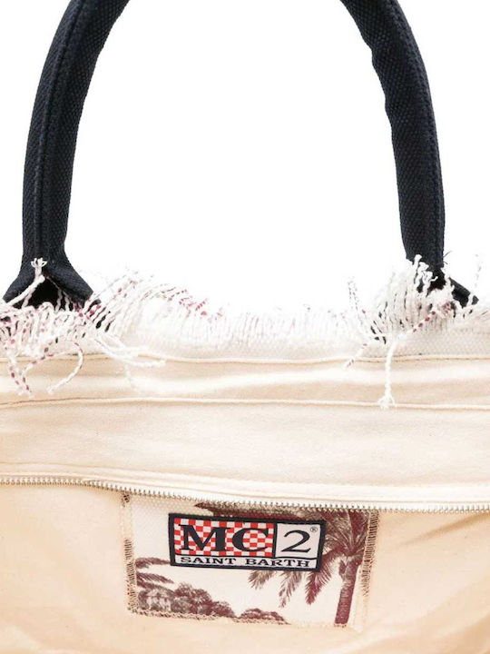 MC2 Vanity Beach Bag From Multicolour Canvas