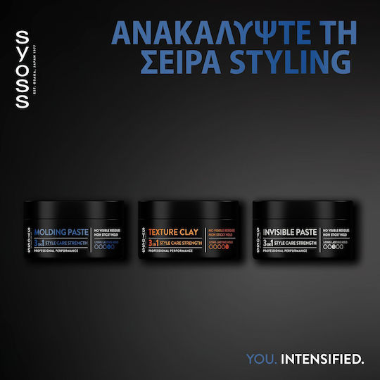 Syoss Charcoal Paste για Δυνατό Κράτημα & Ματ Αποτέλεσμα 100ml