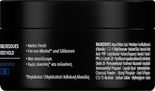 Syoss Charcoal Paste για Δυνατό Κράτημα & Ματ Αποτέλεσμα 100ml