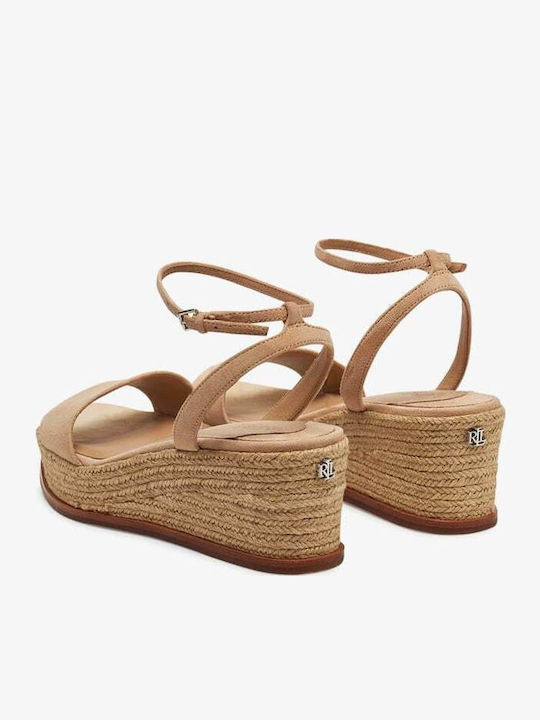 Kidleona Damenplattformen Beige
