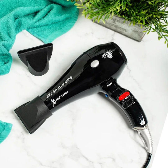 Eti Stratos 6900 Extra Power Professional Hair Dryer 2500W Black