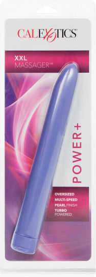 Calexotics XXL Power Plus Massager Κλασικός Δονητής 28cm Ασημί