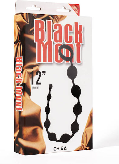 Chisa Novelties Black Mont Playful Anal Beads Black 31cm