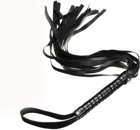 BDSM Kit Σετ Ερωτικά Αξεσουάρ Φετίχ Δεσίματος από Δερματίνη Μαύρο 10τμχ