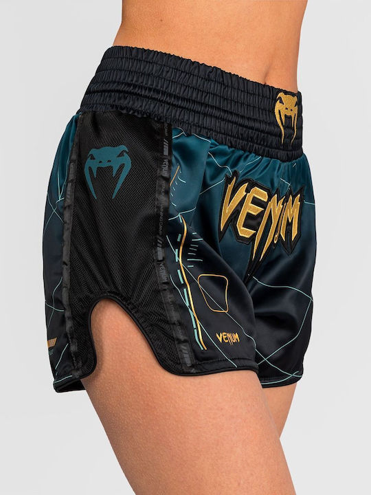 Damen Venum Tactical Xt Muay Thai Shorts Schwarz Waldgrün