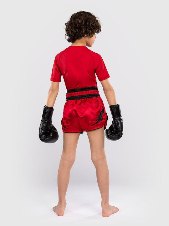 Venum Inferno Kinder Muay Thai Shorts Kirschrot