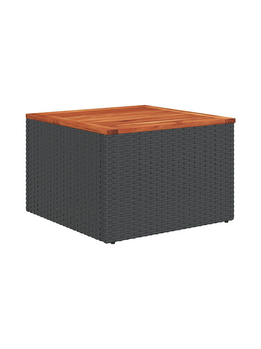 Zweisitziges Sofa Außenbereich Rattan mit Kissen 55x55x37cm