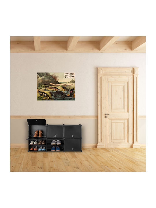 Пластмасов Обувна рафт 85x31.5x95см
