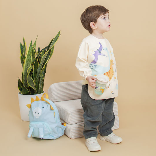 Miniland Bib Fabric with Button & Pocket Multicolored