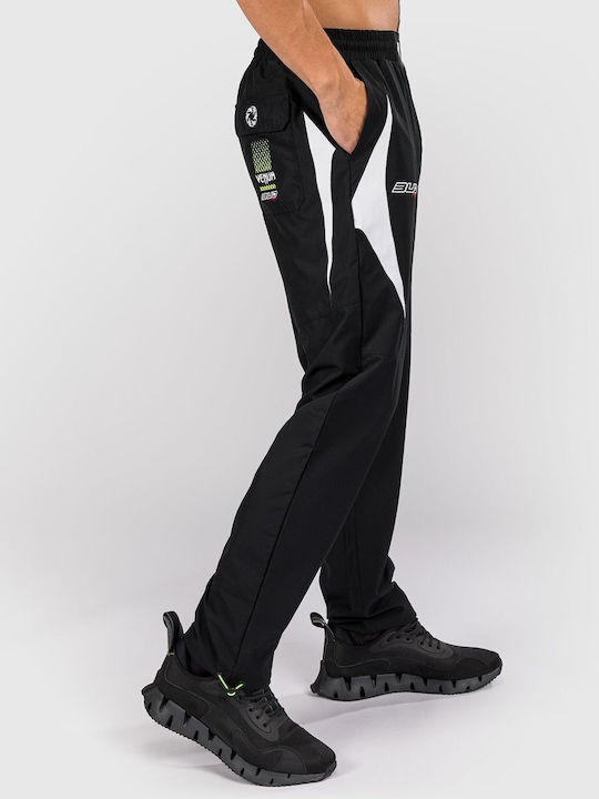 Sweatpants with Elastic Black, White, Lime Green