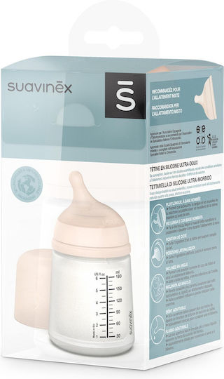 Suavinex Πλαστικό Μπιμπερό Zero Κατά των Κολικών με Θηλή Σιλικόνης για 0+ μηνών 180ml