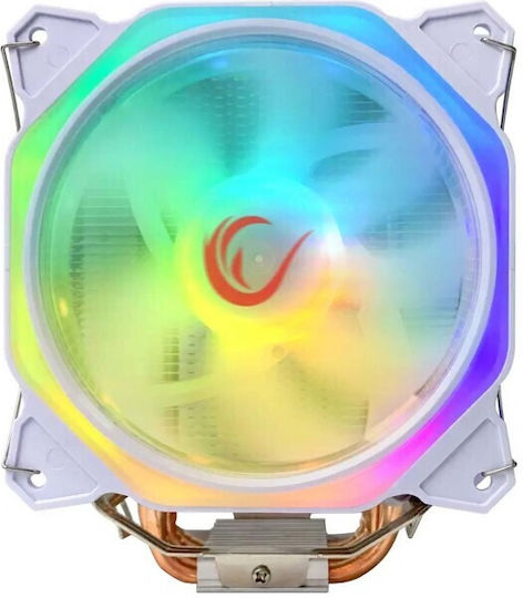 Rampage Octagon C50 CPU Kühlung für Socket 1700 / AM5 mit ARGB Beleuchtung Weiß
