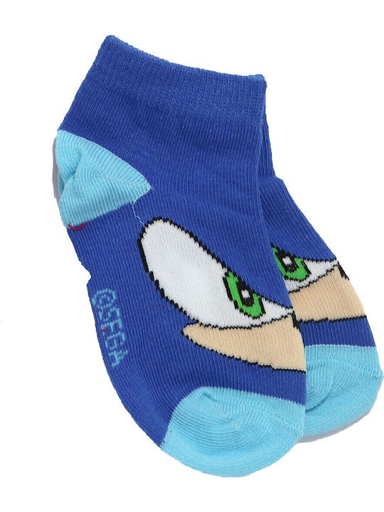 Sega Παιδικά Σοσόνια Sonic Μπλε 3 Ζευγάρια