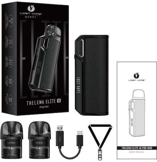 Lost Vape Thelema Elite S Комплект капсули 3мл с Вградена Батерия 1400mAh светло розово