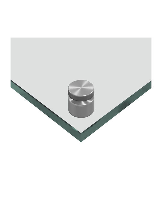 vidaXL Rechteckige Küchenplatte aus Glas in Transparentem Farb 110x60x0.6cm 42001294