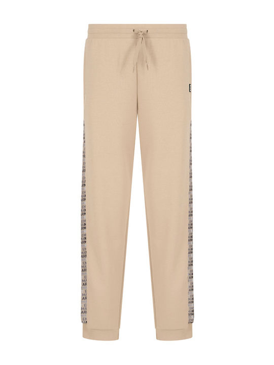 Sweatpants with Elastic Beige