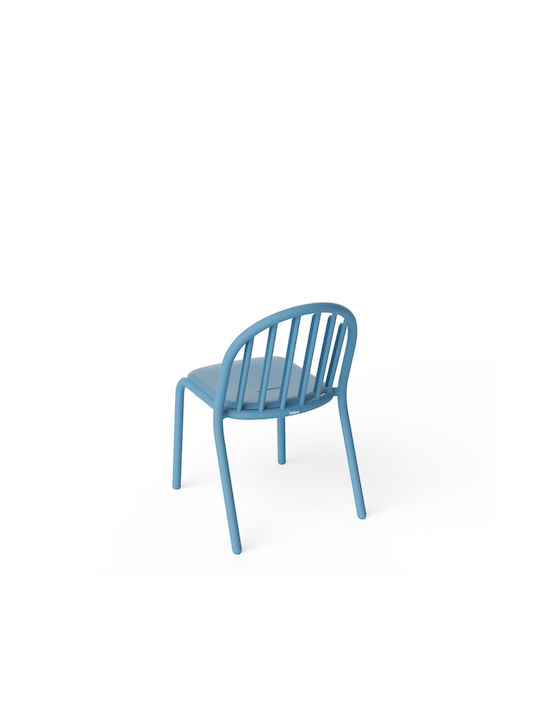 Outdoor-Stuhl Aluminium Wave Blue 2Stück 52x56x80.5εκ.
