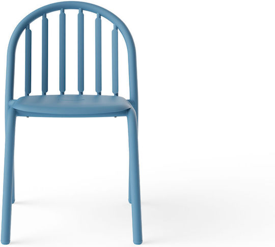 Outdoor Chair Aluminum Wave Blue 2pcs 52x56x80.5cm