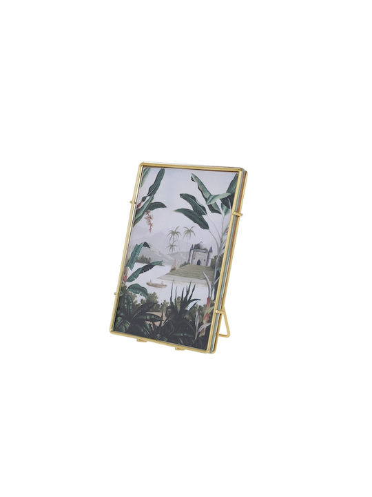 Zaros Metallic Photo Frame with Gold Frame
